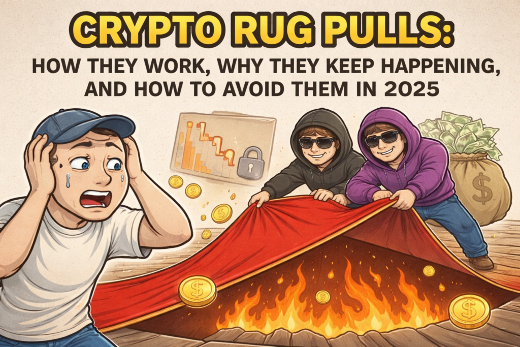 Crypto Rug Pulls: How They Work, Why They Keep Happening, and how to avoid them in 2025